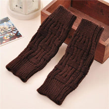 Solid Women Knitted Gloves Fingerless  woolen Warmer Winter Gloves & Mittens