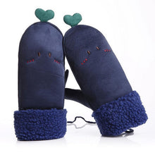 Feitong Winter Warm Hanging Neck Thicken Hot Warm Gloves Funny Printed  female mittens Guantes Mujer#3