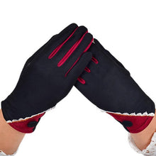 Free Size Women Velvet Winter Warm Glove Soft Wrist Thick Mitten Driving Full Finger TouchScreen Glove 23cm #3